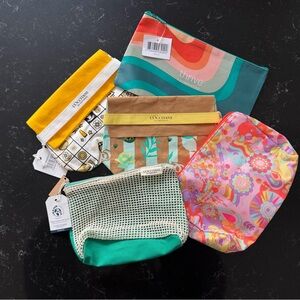 Cosmetic Pouch Bag Bundle (5)